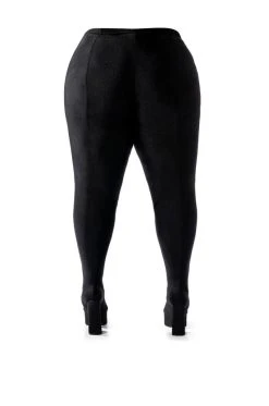 PLUS AZALEA WANG STAR STRETCH CHUNKY HEEL PANT BOOT IN BLACK 12 PLUS AZALEA WANG STAR STRETCH CHUNKY HEEL PANT BOOT IN BLACK -Azalea Wang store azala wang star stretch chunky plus pant boot in black black 4 4 c1