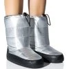 AZALEA WANG BECKY METALLIC LINED SNOW BOOTIE IN SILVER -Azalea Wang store azalea wang becky metallic lined snow bootie in silver silver 1 1