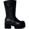 AZALEA WANG BLIZZARD CHUNKY WESTERN BOOT IN BLACK -Azalea Wang store azalea wang blizzard chunky western boot in black black 2 2