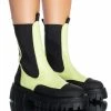 AZALEA WANG CRAZY LIKE ME FLATFORM BOOTIE IN LIME -Azalea Wang store azalea wang crazy like me flatform bootie in lime lime 1 1
