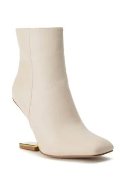 AZALEA WANG FASHIONISTA BOOTIE IN BONE -Azalea Wang store azalea wang fashionista bootie in bone bone 3 3