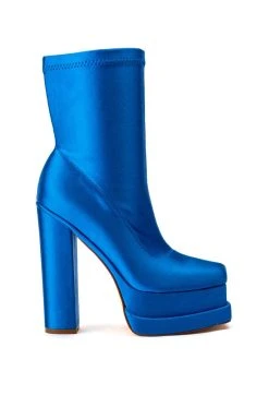 Azalea Wang store 6 Azalea Wang store -Azalea Wang store azalea wang format chunky platform bootie in blue blue 2 2