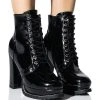 AZALEA WANG FREDDIE CHUNKY LACE UP BOOTIE IN BLACK 1 AZALEA WANG FREDDIE CHUNKY LACE UP BOOTIE IN BLACK -Azalea Wang store azalea wang freddie chunky lace up bootie in black black 1 1