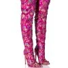 AZALEA WANG HER MAJESTY EMBELLISHED ABOVE THE KNEE BOOT IN PINK 1 AZALEA WANG HER MAJESTY EMBELLISHED ABOVE THE KNEE BOOT IN PINK -Azalea Wang store azalea wang her majesty embellished above the knee boot in pink pink 1 1