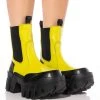 AZALEA WANG KELIANNA CHUNKY BOOT IN LIME 2 AZALEA WANG KELIANNA CHUNKY BOOT IN LIME -Azalea Wang store azalea wang kelianna chunky boot in lime lime 1 1