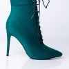 AZALEA WANG LIGHT ME UP STILETTO BOOTIE IN GREEN -Azalea Wang store azalea wang light me up stiletto bootie in green green 3 3