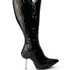 AZALEA WANG LONDON WESTERN BOOT IN BLACK -Azalea Wang store azalea wang london western boot in black black 2 2