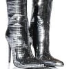 AZALEA WANG MONTROSE STILETTO BOOTIE IN SILVER