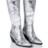 AZALEA WANG MY SWEETHEART SEQUIN EMBELLISHED BOOT IN SILVER 1 AZALEA WANG MY SWEETHEART SEQUIN EMBELLISHED BOOT IN SILVER -Azalea Wang store azalea wang my sweetheart sequin embellished boot in silver silver 1 1
