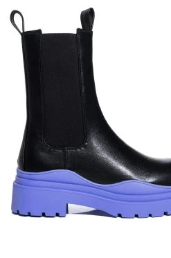 AZALEA WANG ONLY IN MY DREAMS FLATFORM BOOTIE IN PERIWINKLE -Azalea Wang store azalea wang only in my dreams flatform bootie in periwinkle periwinkle 5 5 c1