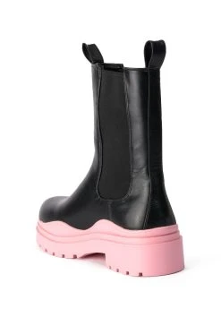 AZALEA WANG ONLY IN MY DREAMS FLATFORM BOOTIE IN PINK -Azalea Wang store azalea wang only in my dreams flatform bootie in pink pink 4 4 c1