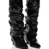 AZALEA WANG SIF WEDGE BOOT IN BLACK -Azalea Wang store azalea wang sif wedge boot in black black 1 1 c1