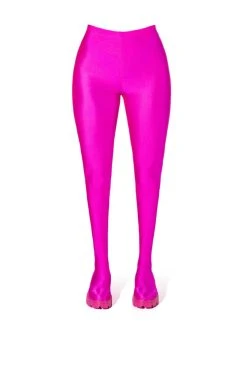 AZALEA WANG STAR STRETCH FLATFORM PANT BOOT IN FUCHSIA 8 AZALEA WANG STAR STRETCH FLATFORM PANT BOOT IN FUCHSIA -Azalea Wang store azalea wang star stretch flatform pant boot in fuchsia fuchsia 2 2