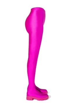 AZALEA WANG STAR STRETCH FLATFORM PANT BOOT IN FUCHSIA 11 AZALEA WANG STAR STRETCH FLATFORM PANT BOOT IN FUCHSIA -Azalea Wang store azalea wang star stretch flatform pant boot in fuchsia fuchsia 3 3 c1