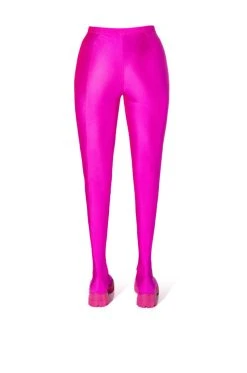 AZALEA WANG STAR STRETCH FLATFORM PANT BOOT IN FUCHSIA 9 AZALEA WANG STAR STRETCH FLATFORM PANT BOOT IN FUCHSIA -Azalea Wang store azalea wang star stretch flatform pant boot in fuchsia fuchsia 4 4
