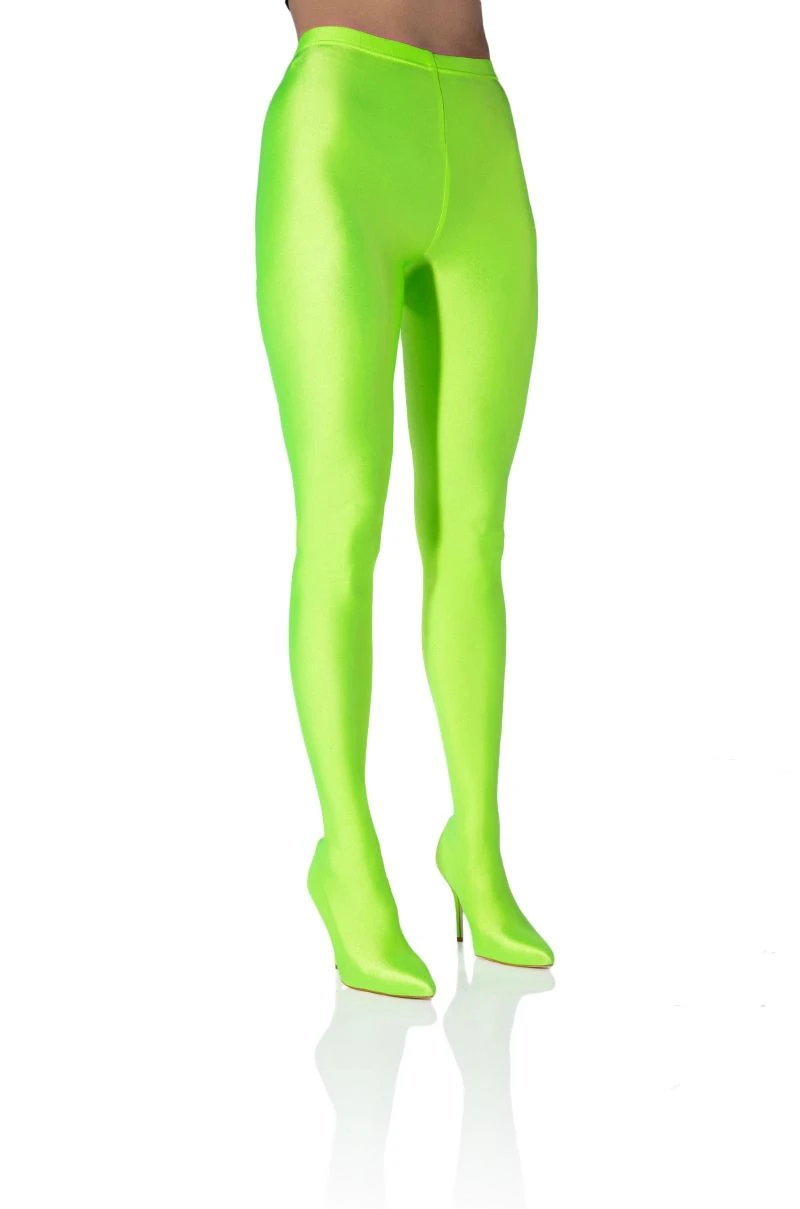 AZALEA WANG STAR STRETCH SEXY STILETTO PANT BOOT IN LIME 3 AZALEA WANG STAR STRETCH SEXY STILETTO PANT BOOT IN LIME