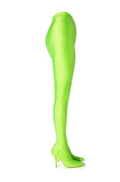 AZALEA WANG STAR STRETCH SEXY STILETTO PANT BOOT IN LIME 8 AZALEA WANG STAR STRETCH SEXY STILETTO PANT BOOT IN LIME -Azalea Wang store azalea wang star stretch sexy stiletto pant boot in lime lime 2 2