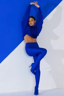 AZALEA WANG STAR STRETCH STILETTO PANT BOOT IN BLUE 41 AZALEA WANG STAR STRETCH STILETTO PANT BOOT IN BLUE -Azalea Wang store azalea wang star stretch stiletto pant boot in blue blue 3 3 c1 c1