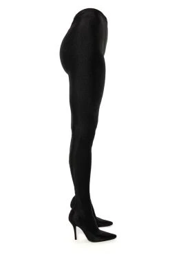 AZALEA WANG STAR STRETCH STILETTO PANT BOOT IN BLACK 16 AZALEA WANG STAR STRETCH STILETTO PANT BOOT IN BLACK -Azalea Wang store azalea wang taytay sexy stiletto boot pant in black black 4 4