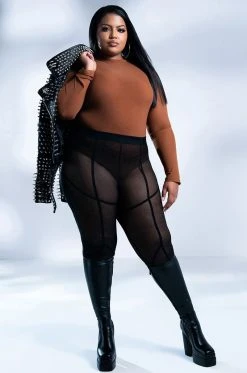 AZALEA WANG TO THE MAX CHUNKY STRETCH BOOT WITH 4 WAY STRETCH IN BLACK -Azalea Wang store azalea wang to the max chunky stretch boot in black black 10 10