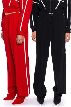 AZALEA WANG TRACK PANT BOOT IN BLACK 22 AZALEA WANG TRACK PANT BOOT IN BLACK -Azalea Wang store azalea wang track pant boot in black black 10 10