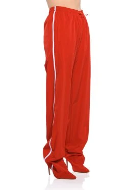 AZALEA WANG TRACK PANT BOOT IN RED 15 AZALEA WANG TRACK PANT BOOT IN RED -Azalea Wang store azalea wang track pant boot in red red 1 1