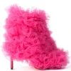AZALEA WANG TUTU TULLE STILETTO BOOTIE IN FUCHSIA -Azalea Wang store azalea wang tutu tulle stiletto bootie in fuchsia fuchsia 2 2
