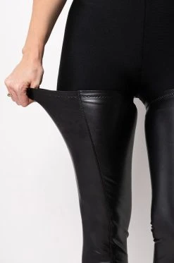 AZALEA WANG WON'T LET YOU DOWN FLATFORM BOOT WITH 4 WAY STRETCH IN CLEAR -Azalea Wang store azalea wang wont let you down flatform boot in clear clear 5 5 c1