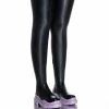 AZALEA WANG YOU KNOW YOU LOVE IT THIGH HIGH STRETCH FLATFORM BOOT WITH 4 WAY STRETCH -Azalea Wang store azalea wang you know you love it thigh high stretch flatform boot in periwinkle periwinkle 1 1