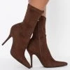 AZALEA WANG YOURE IN THE MOOD FOR A DANCE BOOTIE IN BROWN -Azalea Wang store azalea wang youre in the mood for a dance bootie in brown brown 2 2