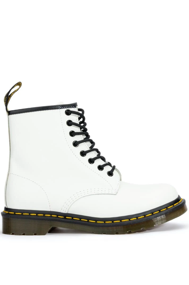 DR. MARTENS 1460 SMOOTH WHITE BOOTIES 4 DR. MARTENS 1460 SMOOTH WHITE BOOTIES - Image 2