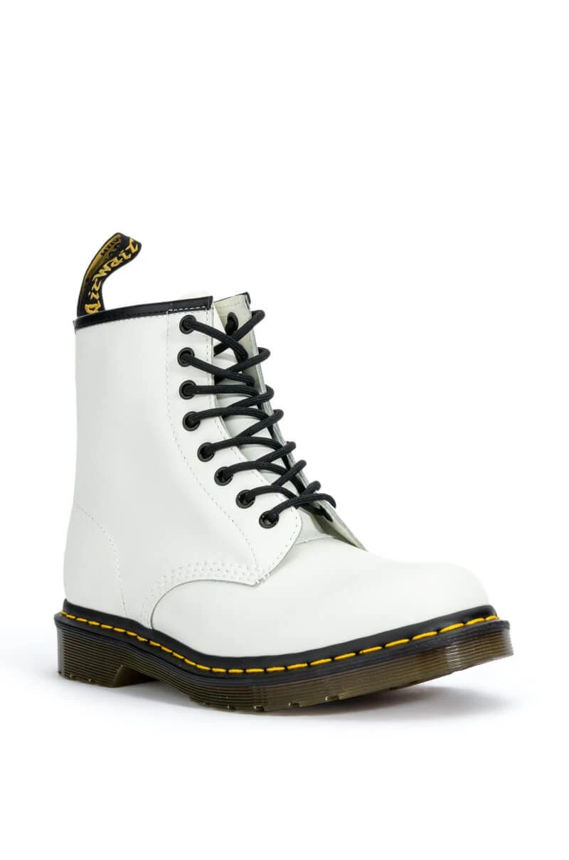 DR. MARTENS 1460 SMOOTH WHITE BOOTIES 5 DR. MARTENS 1460 SMOOTH WHITE BOOTIES - Image 3