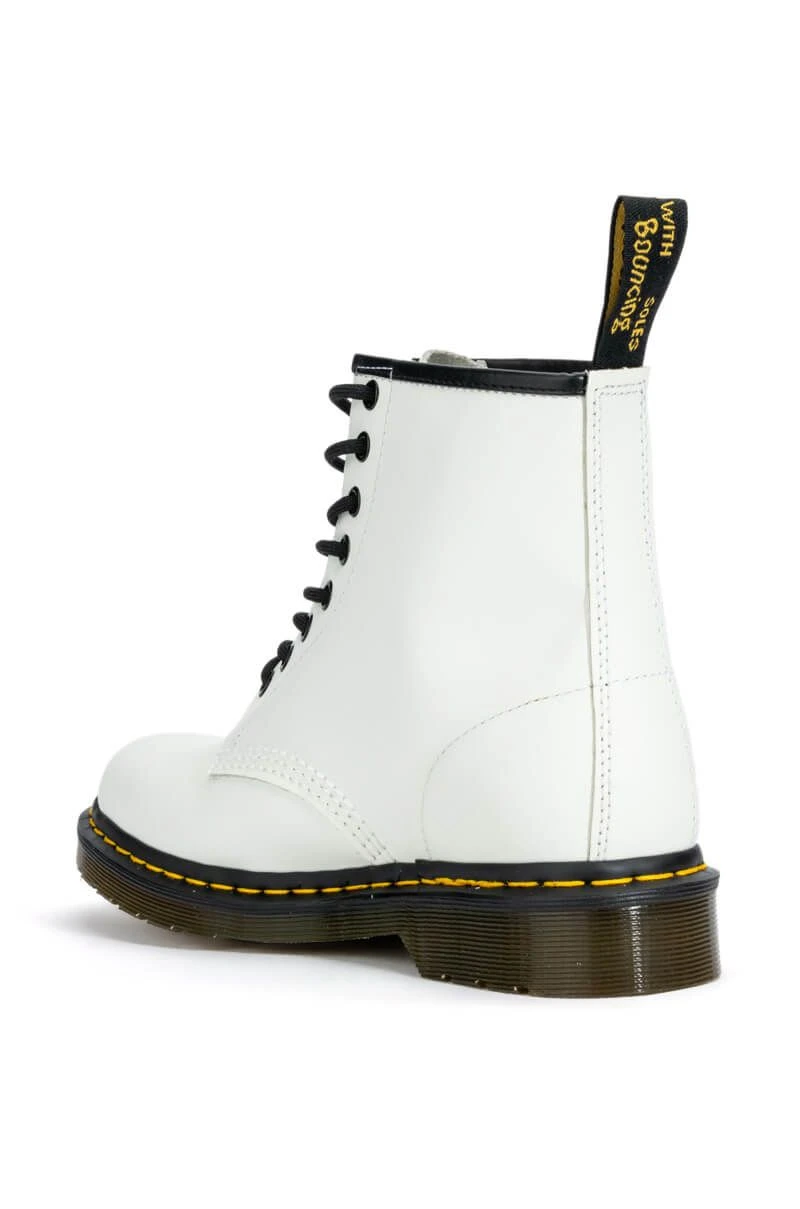 DR. MARTENS 1460 SMOOTH WHITE BOOTIES 6 DR. MARTENS 1460 SMOOTH WHITE BOOTIES - Image 4