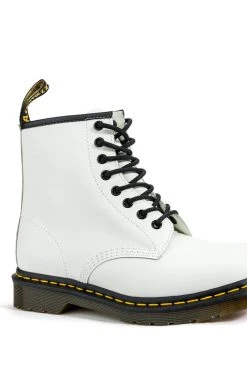 DR. MARTENS 1460 SMOOTH WHITE BOOTIES 11 DR. MARTENS 1460 SMOOTH WHITE BOOTIES -Azalea Wang store dr martens 1460 smooth white booties white 5 5