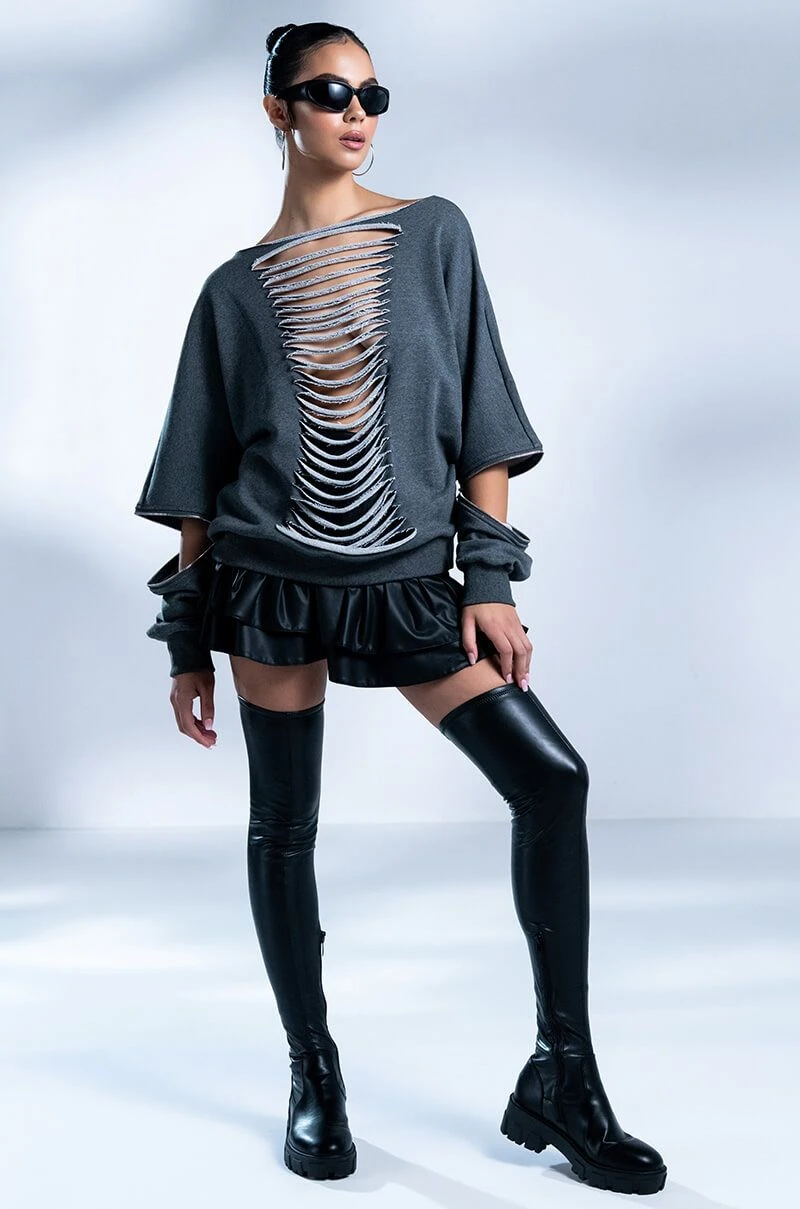 **SLIM FIT** AZALEA WANG LATE NIGHTS FITTED OVER THE KNEE FLATFORM BOOT WITH 4 WAY STRETCH 9 **SLIM FIT** AZALEA WANG LATE NIGHTS FITTED OVER THE KNEE FLATFORM BOOT WITH 4 WAY STRETCH - Image 7