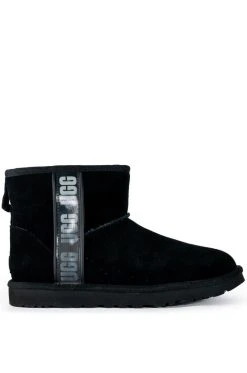 UGG CLASSIC MINI SIDE LOGO II 11 UGG CLASSIC MINI SIDE LOGO II -Azalea Wang store ugg classic mini side logo ii black 2 2