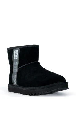 UGG CLASSIC MINI SIDE LOGO II 8 UGG CLASSIC MINI SIDE LOGO II -Azalea Wang store ugg classic mini side logo ii black 3 3